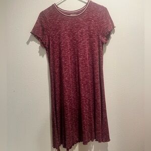 Love, fire red dress